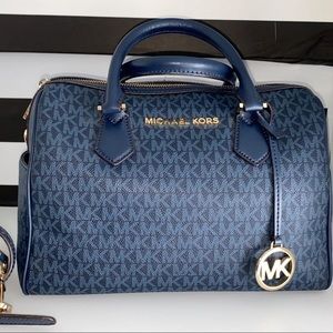 Michael Kors monogram satchel - BAG ONLY